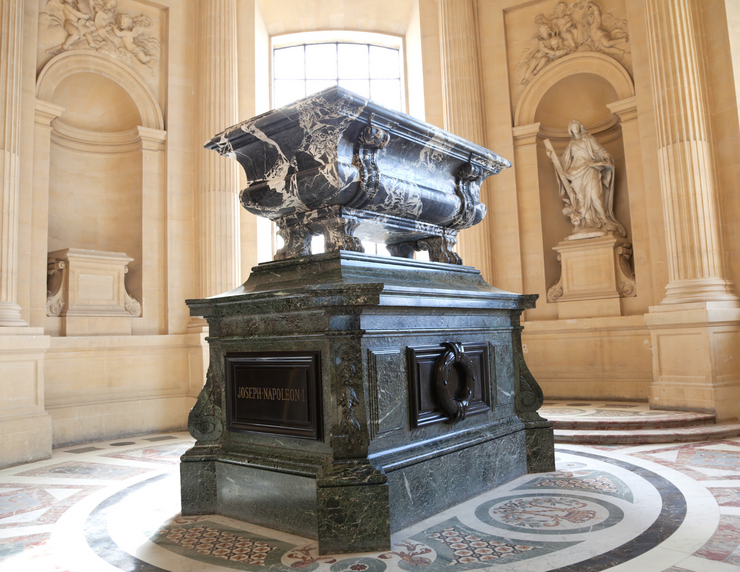 tomb of Joseph Bonaparte, brother of Napoleon at Les Invalides