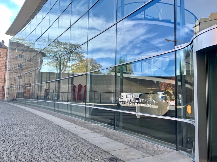 the ultra modern Neues Museum in Nuremberg