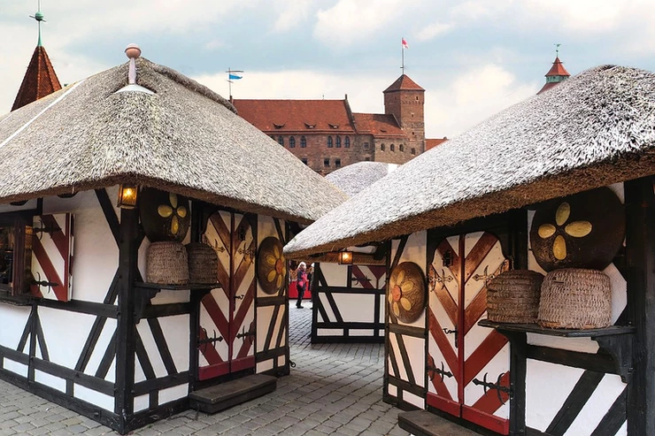 adorable stalls at the Nuremberg Christmas market, a top attraction in the winter

