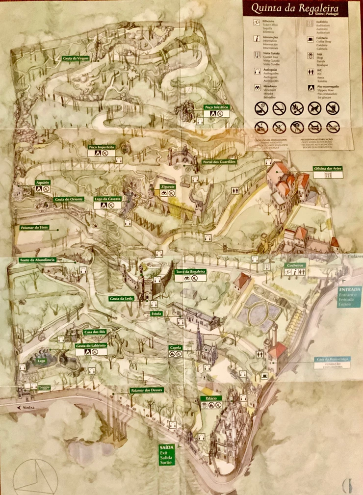map of Quinta da Regaleira