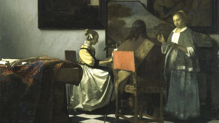 Vermeer's The Concert, stolen from the Dutch Room