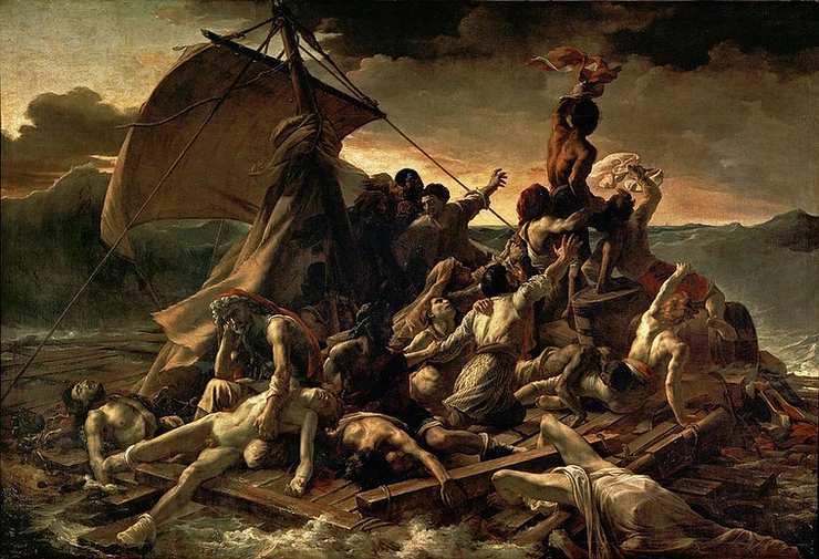 Théodore Gericault, Raft of the Medusa, 1819 -- the best painting at the Louvre