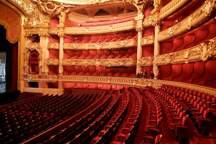 The Paris Opera auditorium. 