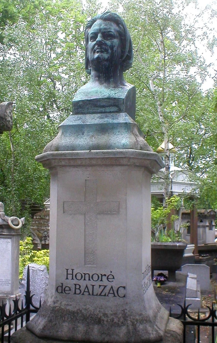 Honore de Balzac's grave