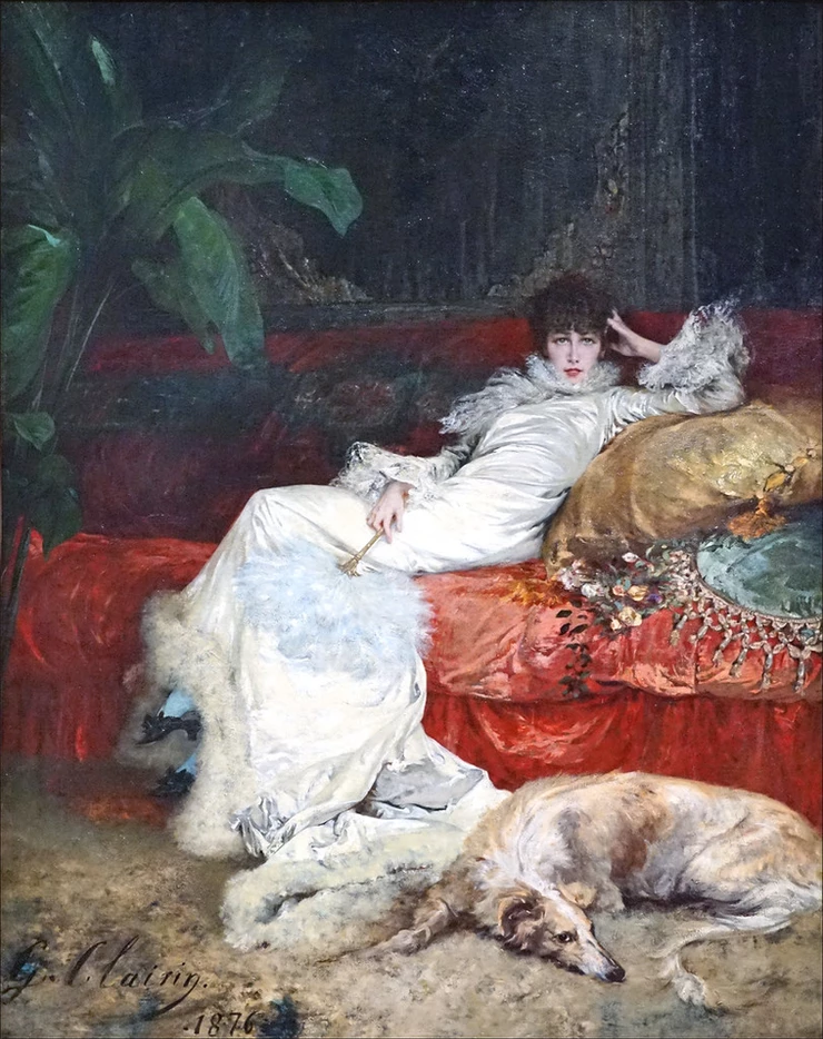 Georges Clairin, Portrait of Sarah Bernhardt, 1876