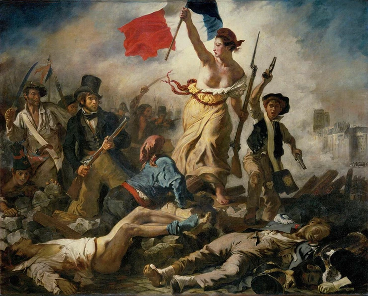 Delacroix's Liberty Leading the People at the Louvre
