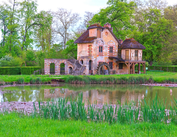 a cottage in Marie Antoinette's Hameau