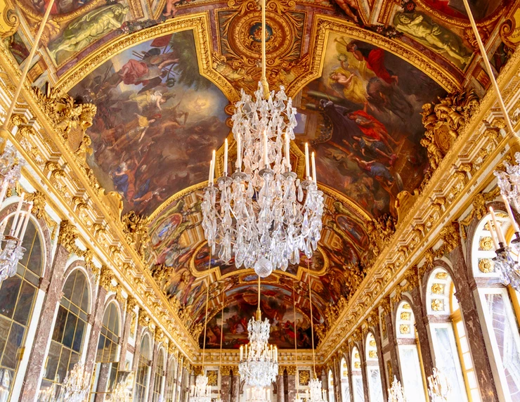 the famous Hall of Mirrors