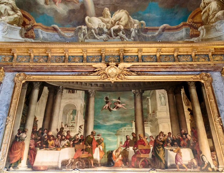 ceiling fresco in the Hercules Room