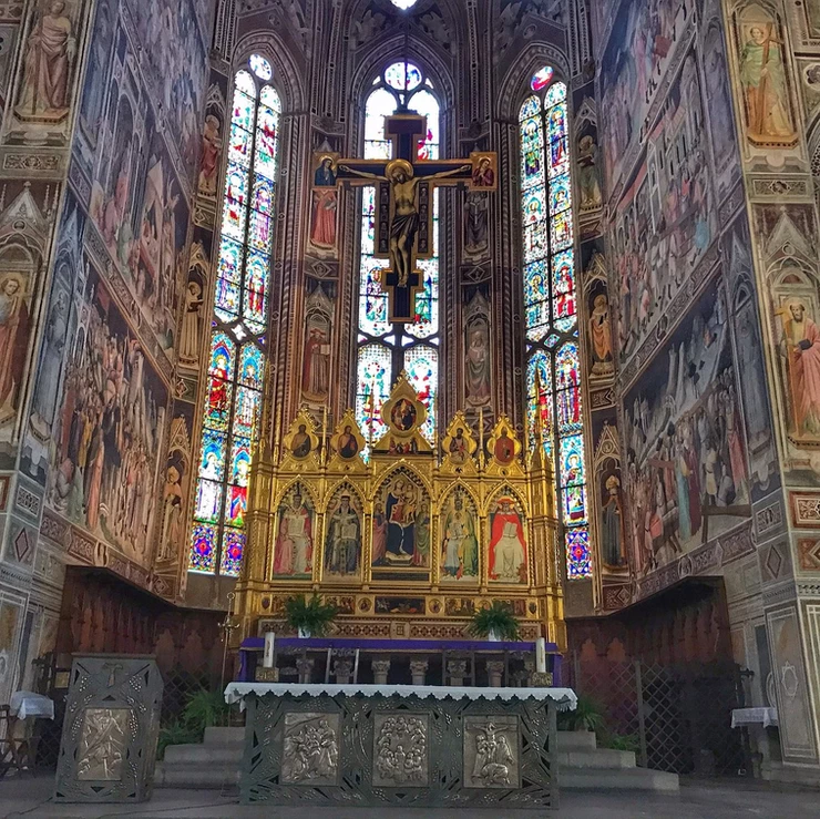 the apse of Santa Croce