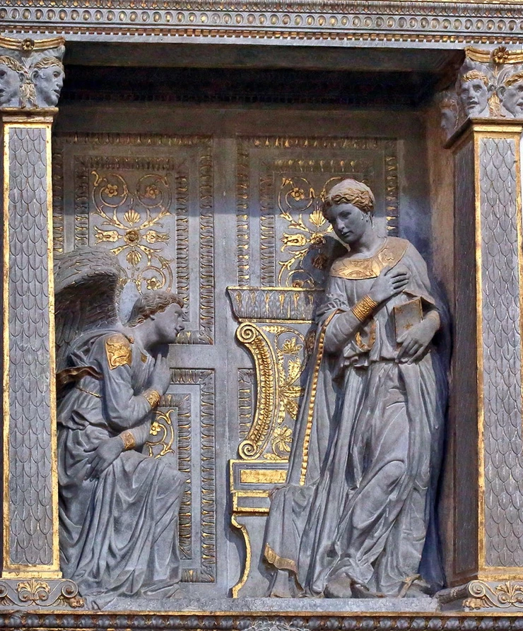 Donatello, Annunciation, 1435