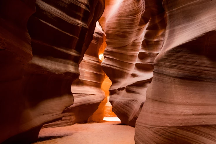 swirling formations of Antelope Canyon