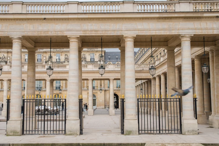 the magnificent Palais Royal
