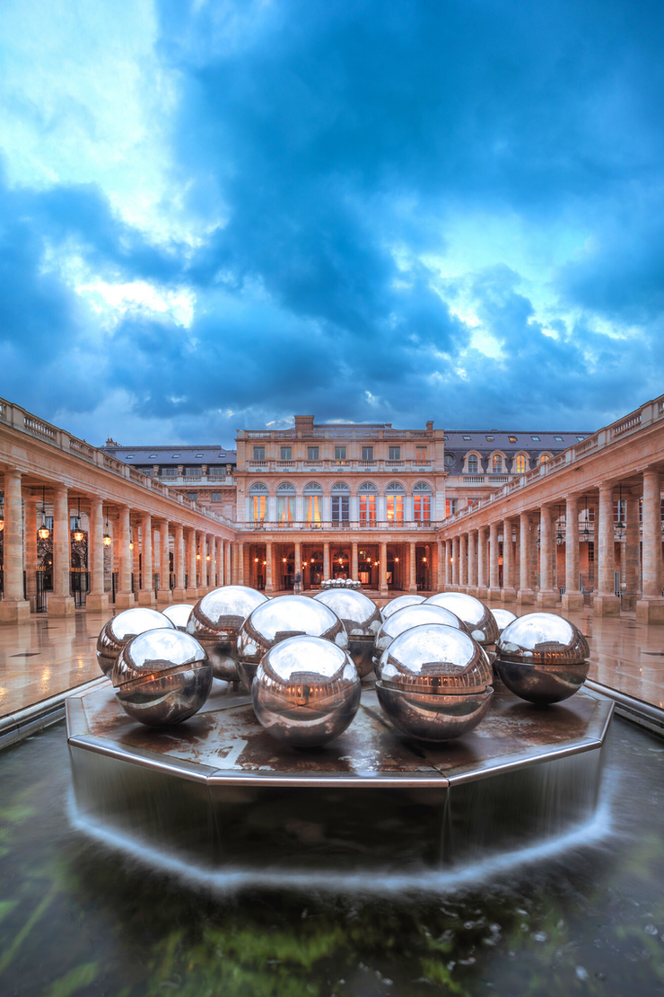 La Fontaine des Spheres at Palais Royal