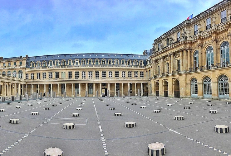 the Palais Royal and the Colonnes de Buren