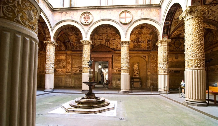 Michelozzo-designed courtyard of the Palazzo Vecchio