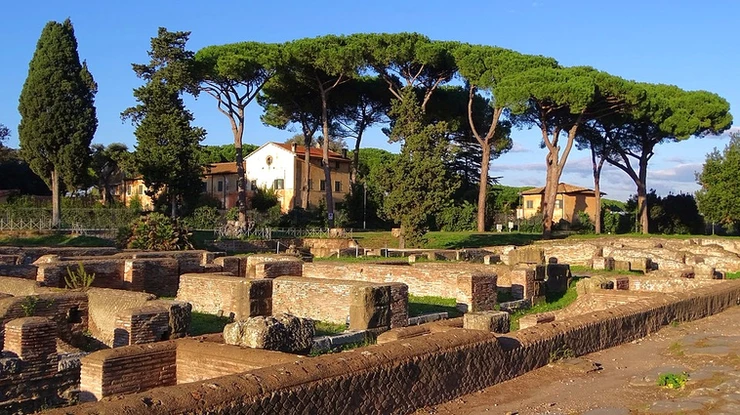 ruins of Ostia Antica