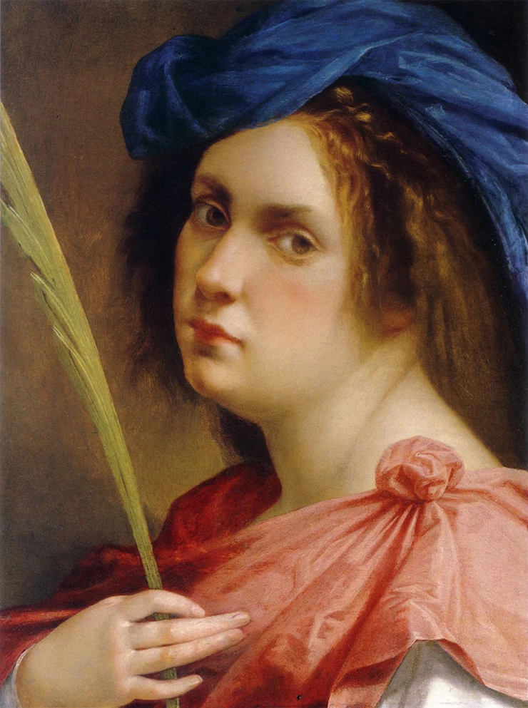 Artemisia Gentileschi, Self Portrait as a Martyr, 1615
