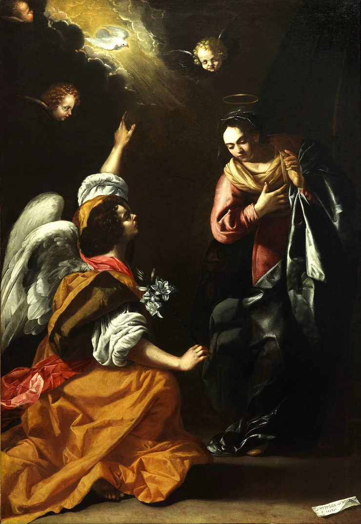 Artemisia Gentileschi, The Annunciation, 1630