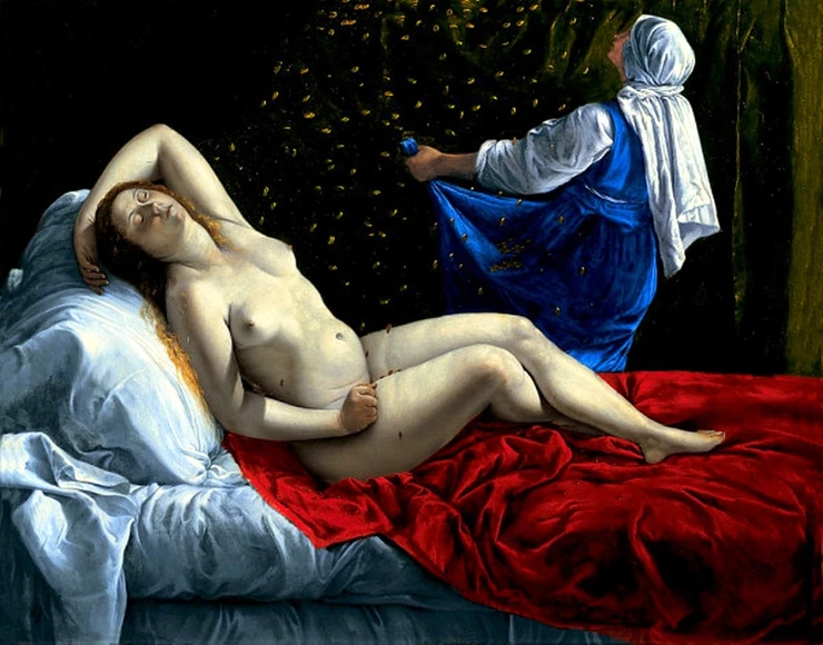 Artemisia Gentileschi, Danae, 1612