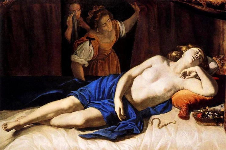 Artemisia Gentileschi, Cleopatra, 1633-35