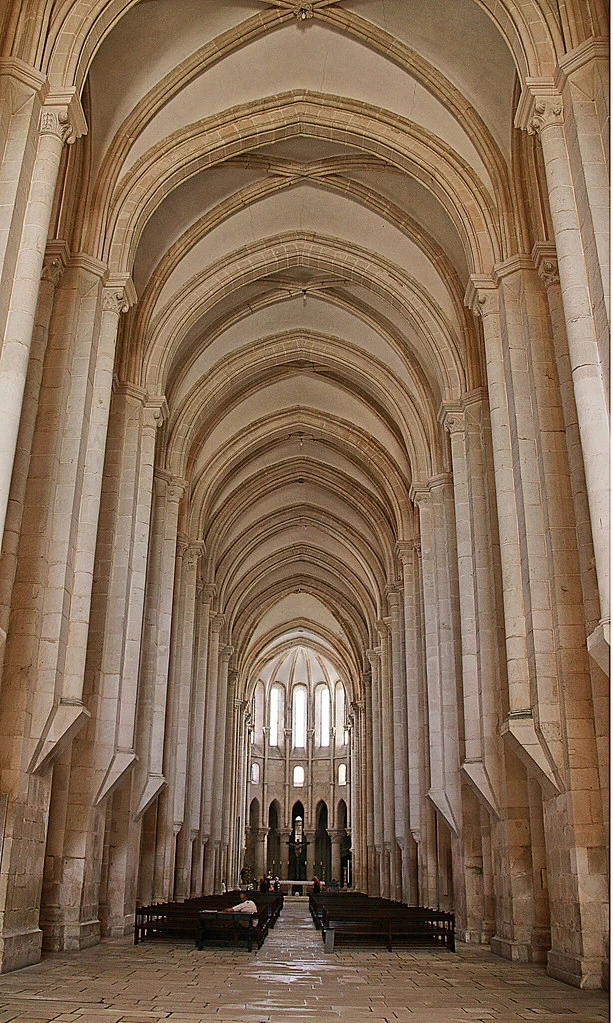 the imposing but still airy nave