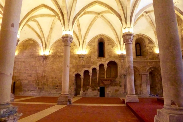 the Refectory at Alcobaça Monastery