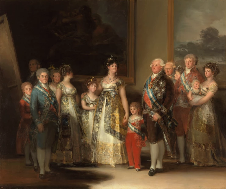 Goya, Charles IV of Spain and His Family, 1800