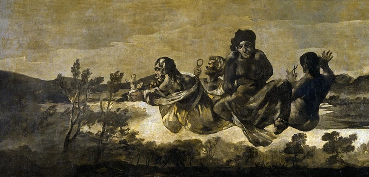 Fransisco Goya, The Fates, 1819-23
