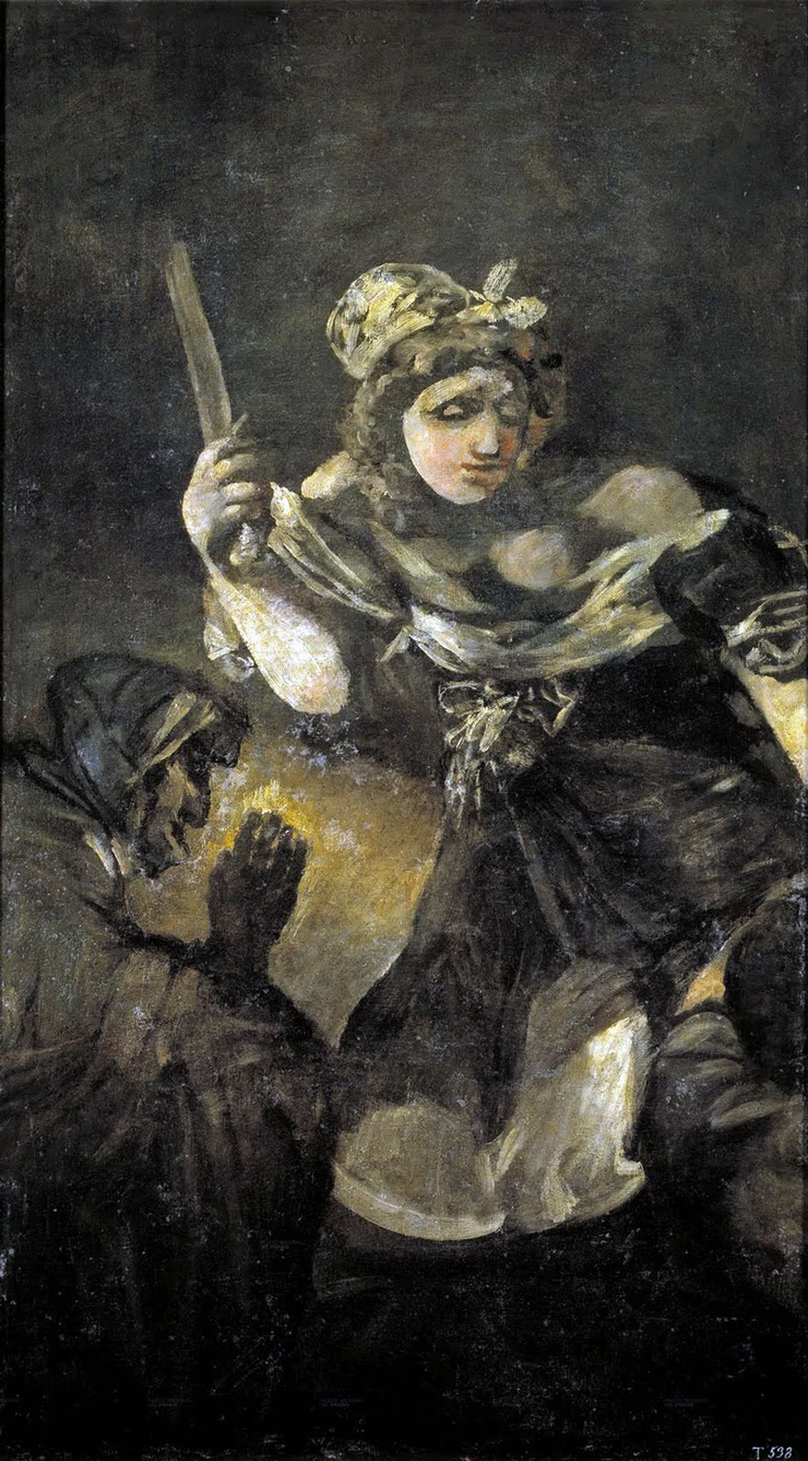 Another Black Painting, Francisco Goya, Judith and Holofernes, 1819-1823