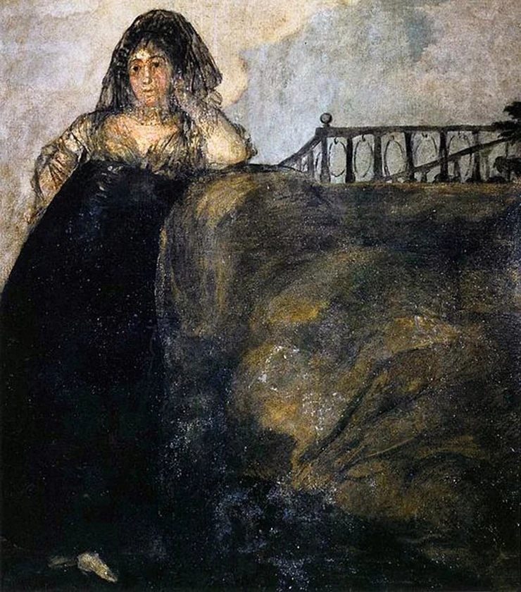 Francisco Goya, Leocadia, the Seductress, 1819-1823 -- one of the Black Paintings at the Prado