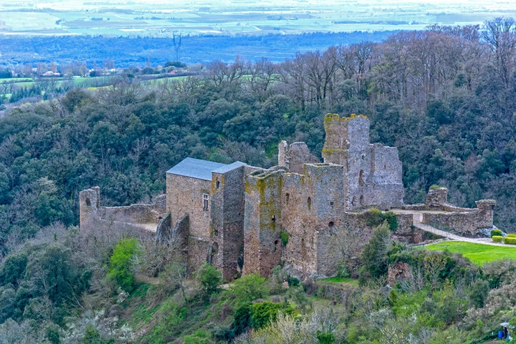 ruins of Saissac Castle