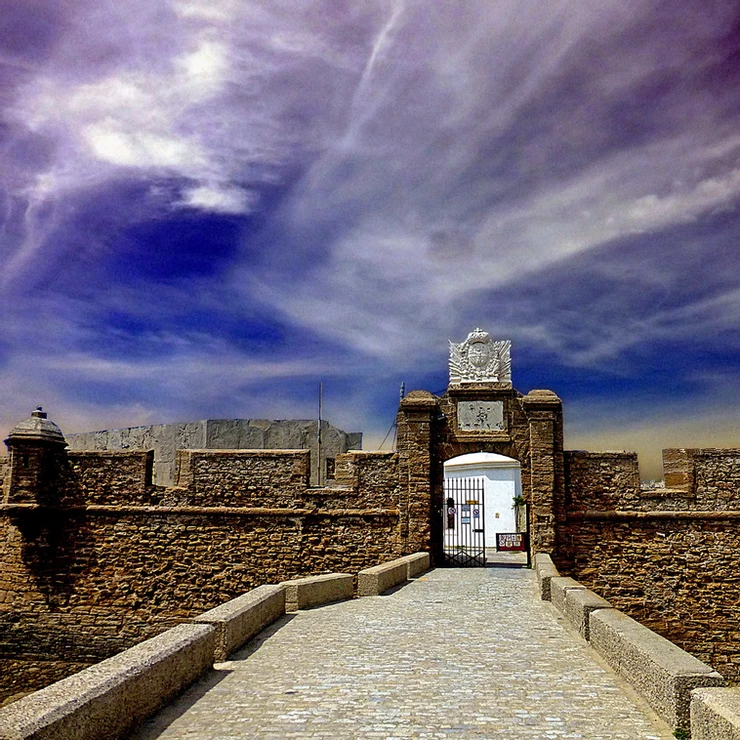 Castillo de Santa Catalina in Cadiz