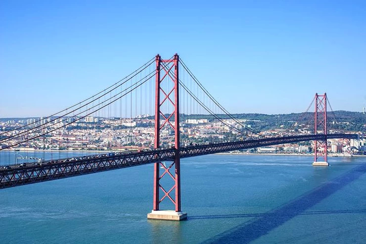 Pilar 7 Bridge in Lisbon