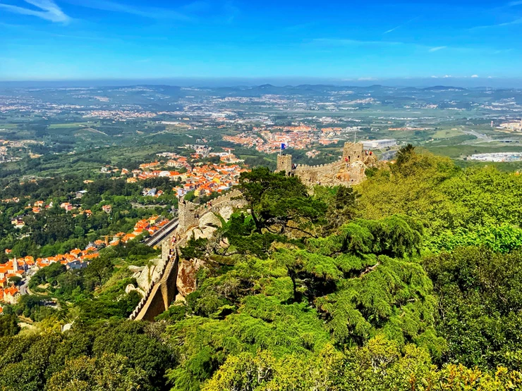 the Moorish Castle, where you'll have to best views in Sintra