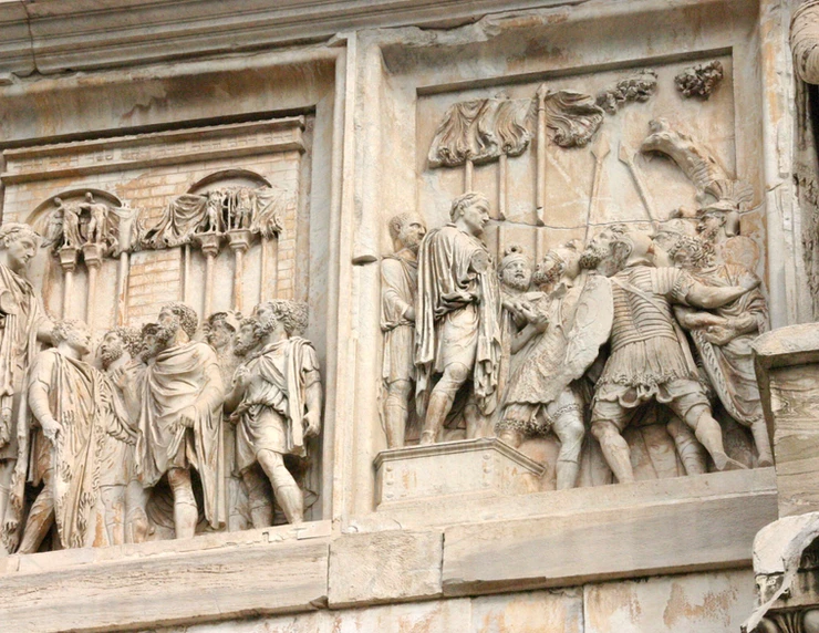 detail of Arch of Titus