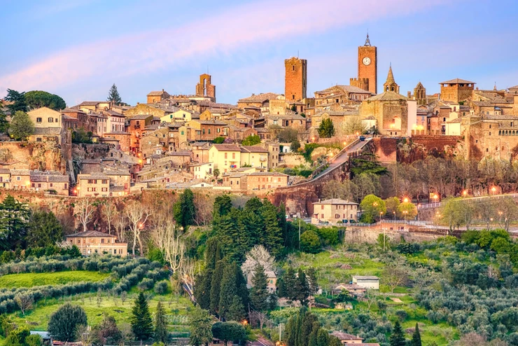 the town of Orvieto in Umbria