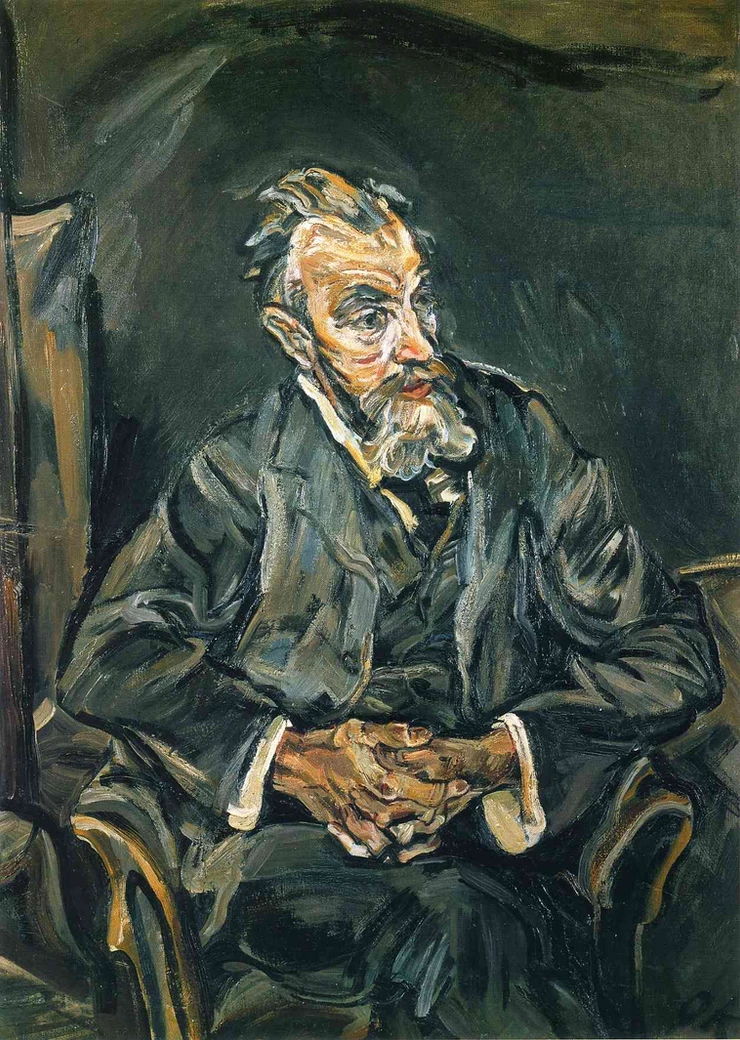 Oscar Kokoschka, The Painter Carl Moll, 1913