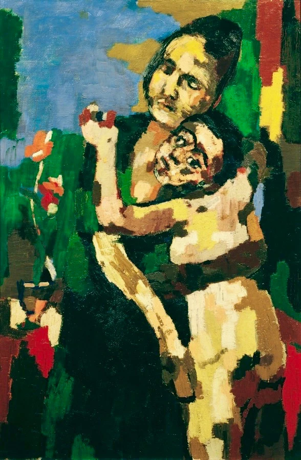 Oskar Kokoschka, Mother and Child, 1922