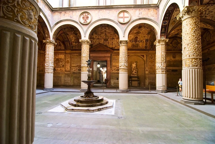 courtyard of the Palazzo Vecchio