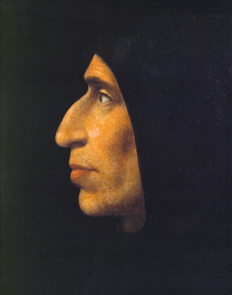 Fra Bartolomeo, Portrait of Savonarola, 1498 -- in San Marco Monastery