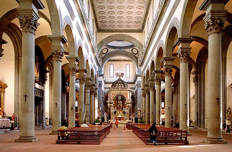 central nave of Santa Spirito