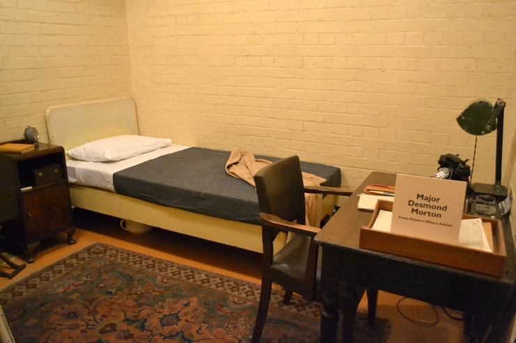 an officer's bedroom in the cabinet war rooms