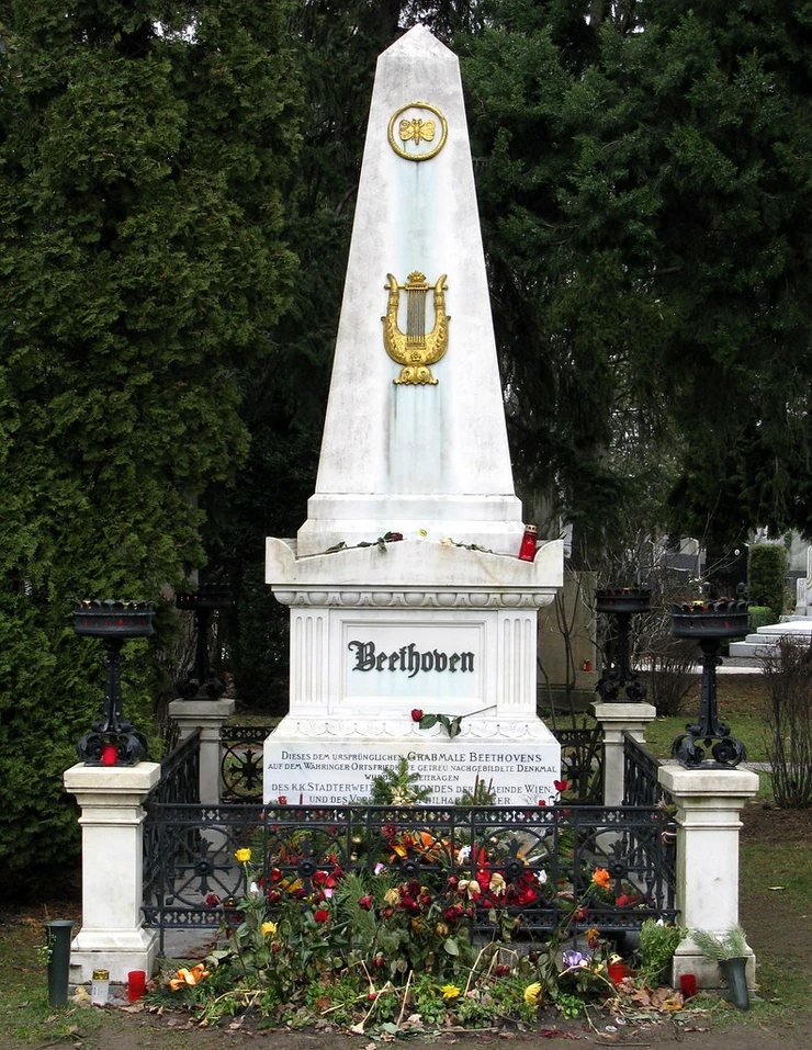 Beethoven’s Grave at Central Cemetery