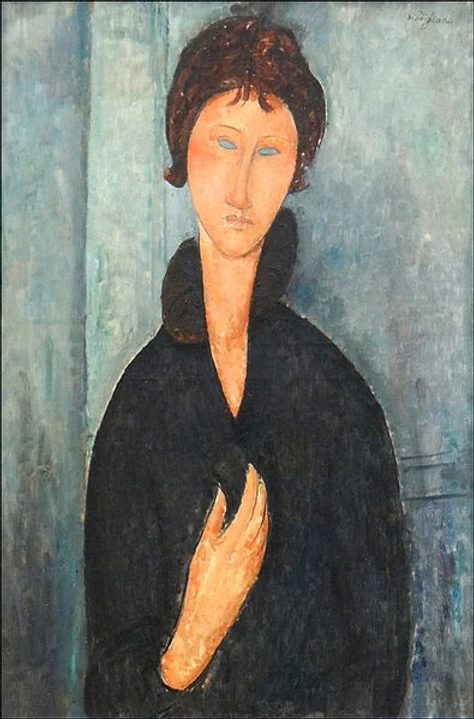 Femme aux Yeux Bleus by Amedeo Modigliani, 1918