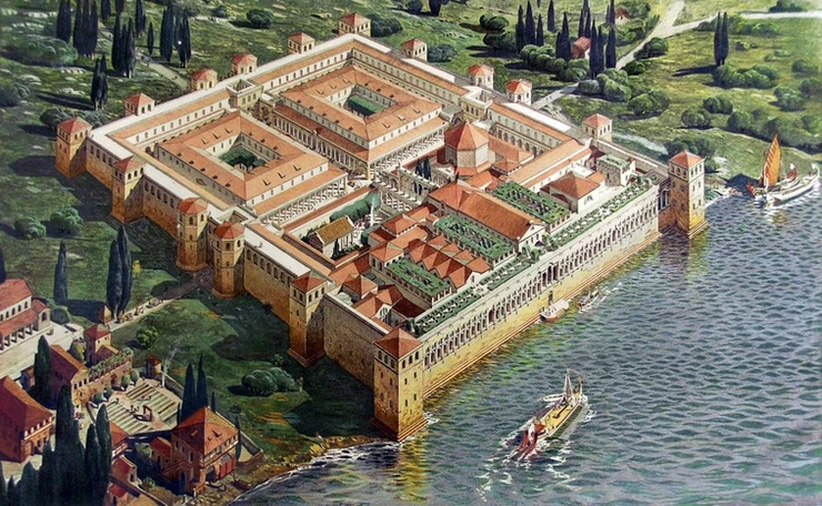 model reconstruction of Diocletian's Palace. image source: i.imgur.com