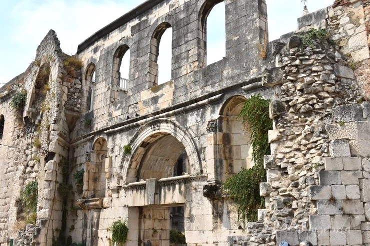 the Silver Gate in Diocletian's Palace