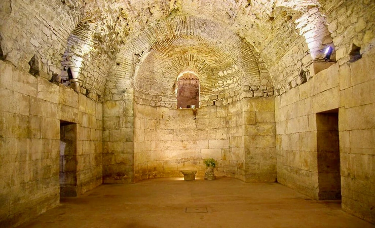 the cellars of Diocletian's Palace