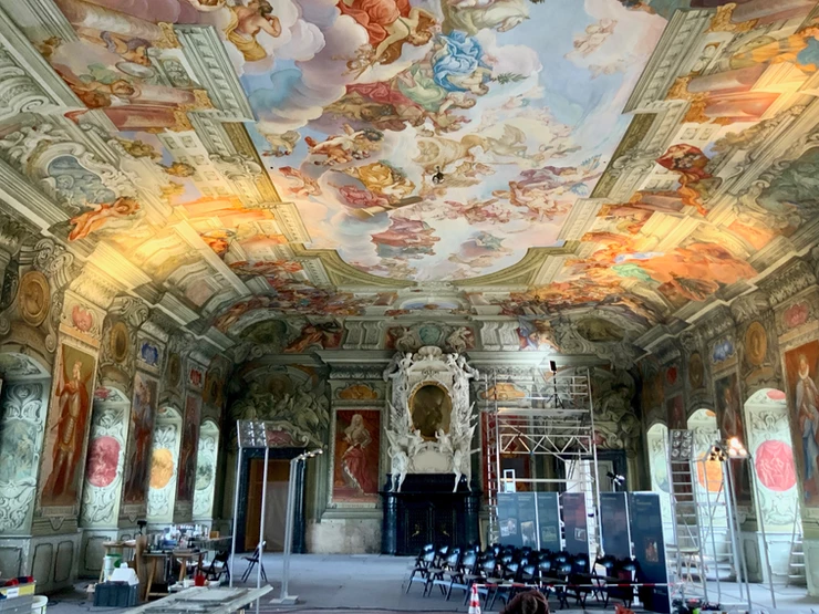 the Imperial Hall of Bamberg's Neue Residence