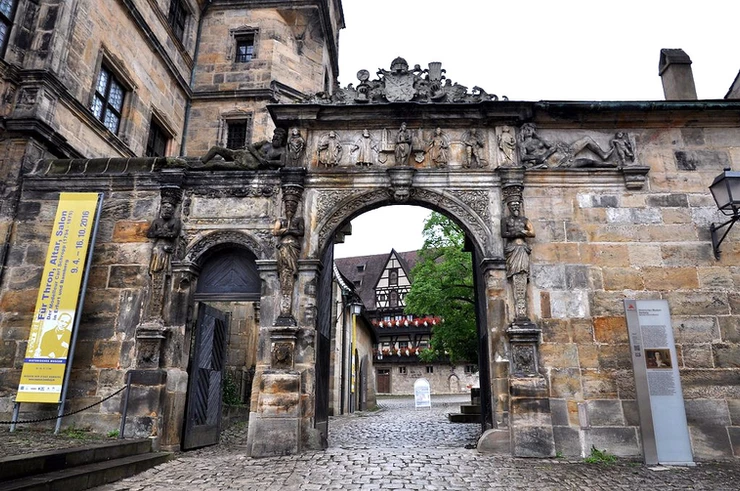 gateway to the Old Courtyard in Bamberg